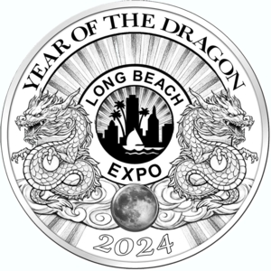 Long Beach Expo 2024 Silver 5 ounce Panda