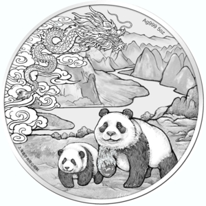 Long Beach Expo 2024 Silver 5 ounce Panda